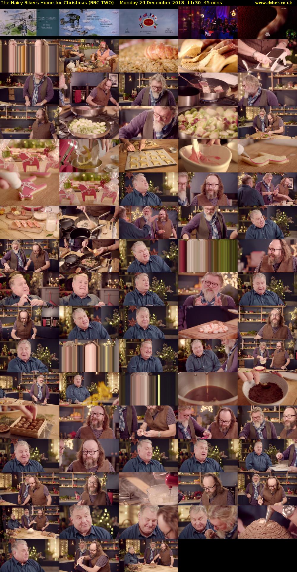 The Hairy Bikers Home for Christmas (BBC TWO) Monday 24 December 2018 11:30 - 12:15