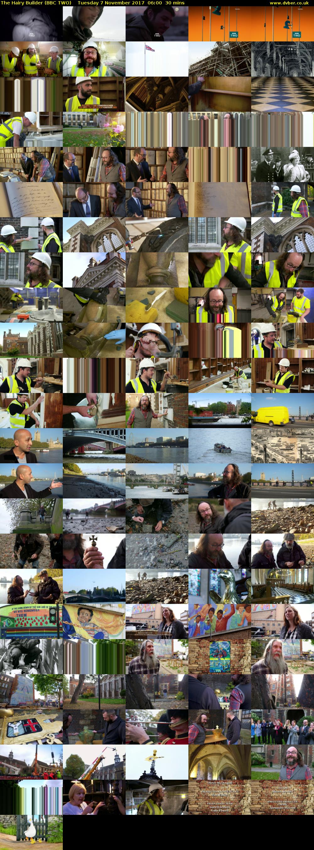 The Hairy Builder (BBC TWO) Tuesday 7 November 2017 06:00 - 06:30