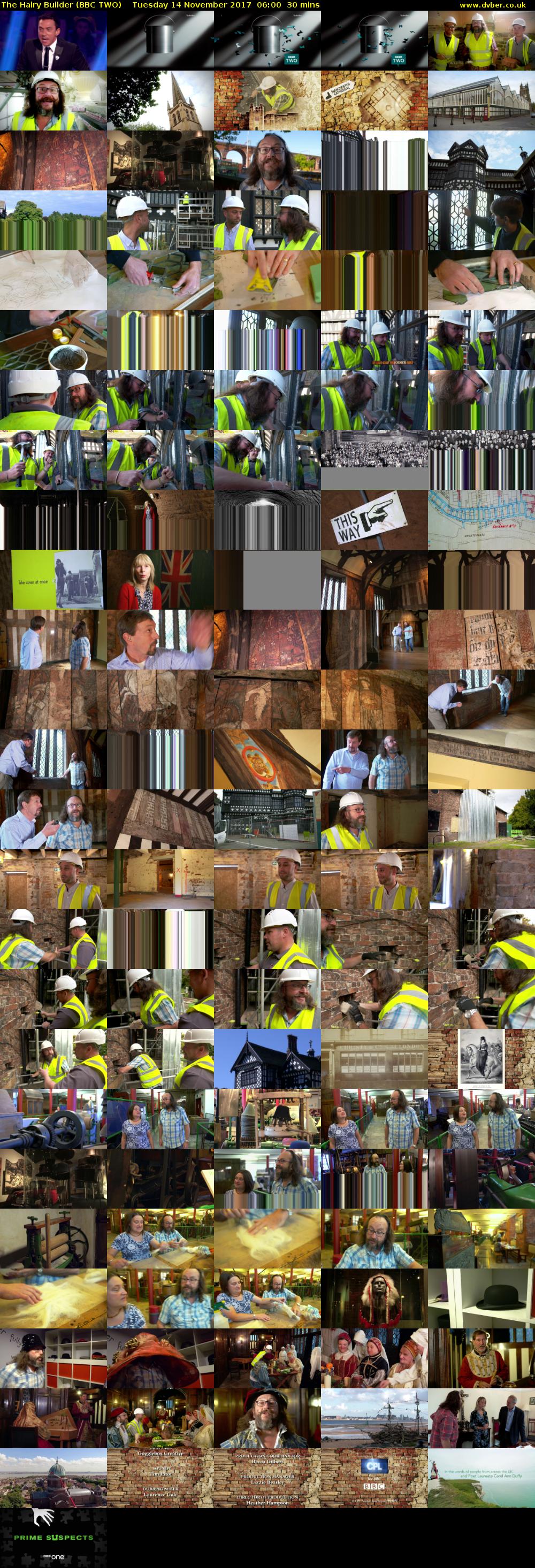 The Hairy Builder (BBC TWO) Tuesday 14 November 2017 06:00 - 06:30