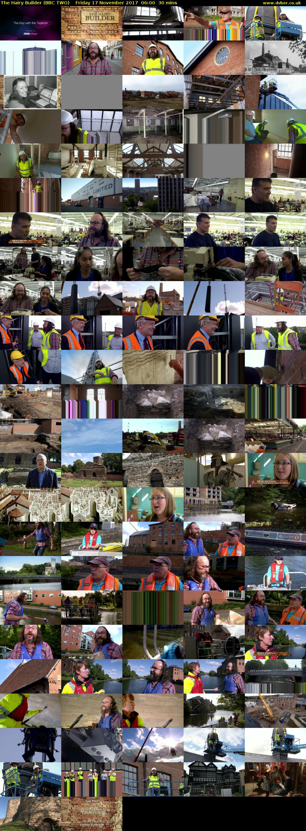 The Hairy Builder (BBC TWO) Friday 17 November 2017 06:00 - 06:30