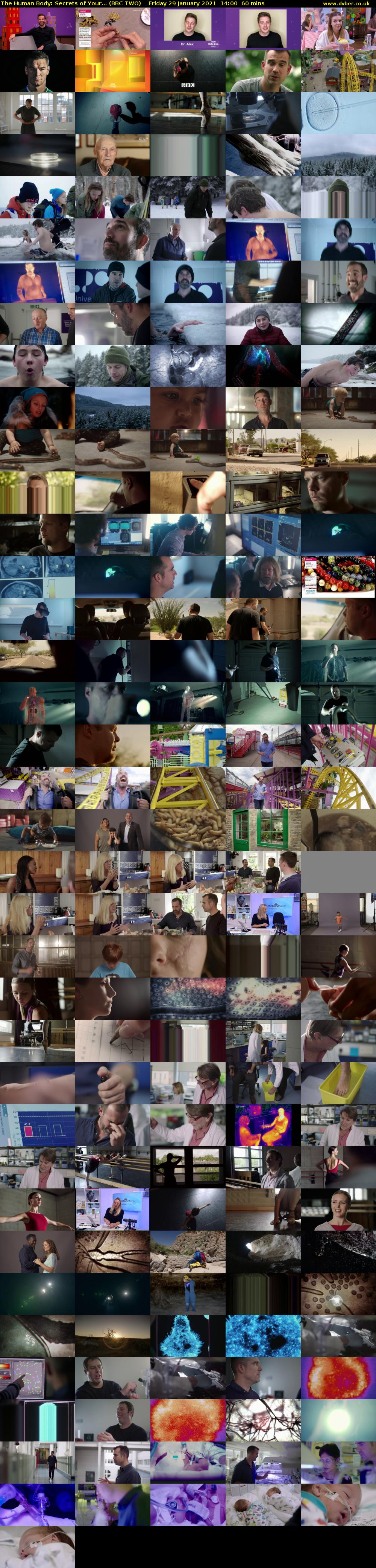 The Human Body: Secrets of Your... (BBC TWO) Friday 29 January 2021 14:00 - 15:00