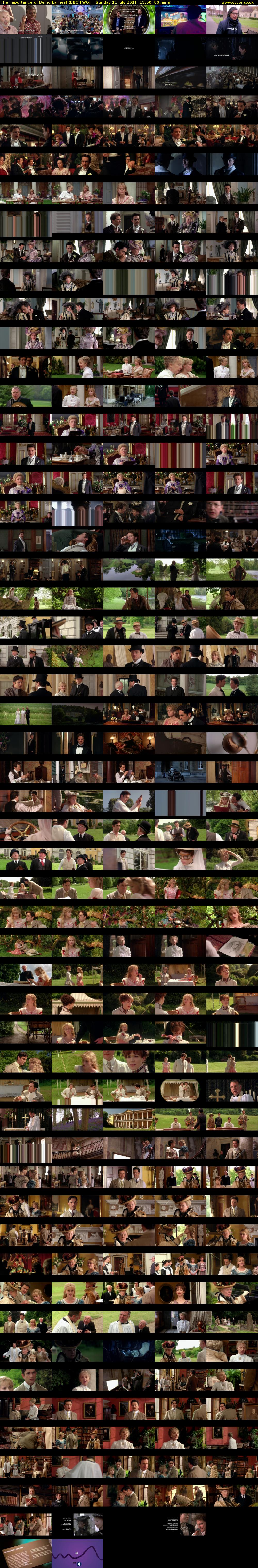 The Importance of Being Earnest (BBC TWO) Sunday 11 July 2021 13:50 - 15:20