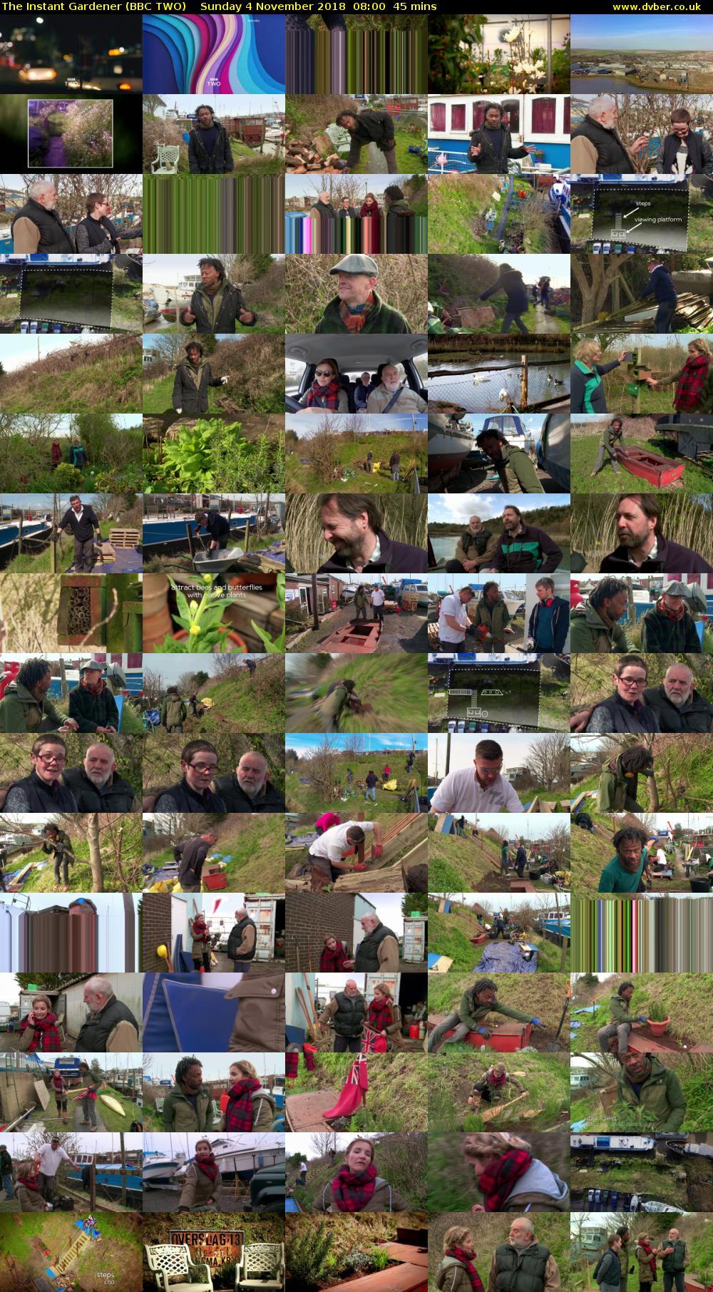The Instant Gardener (BBC TWO) Sunday 4 November 2018 08:00 - 08:45