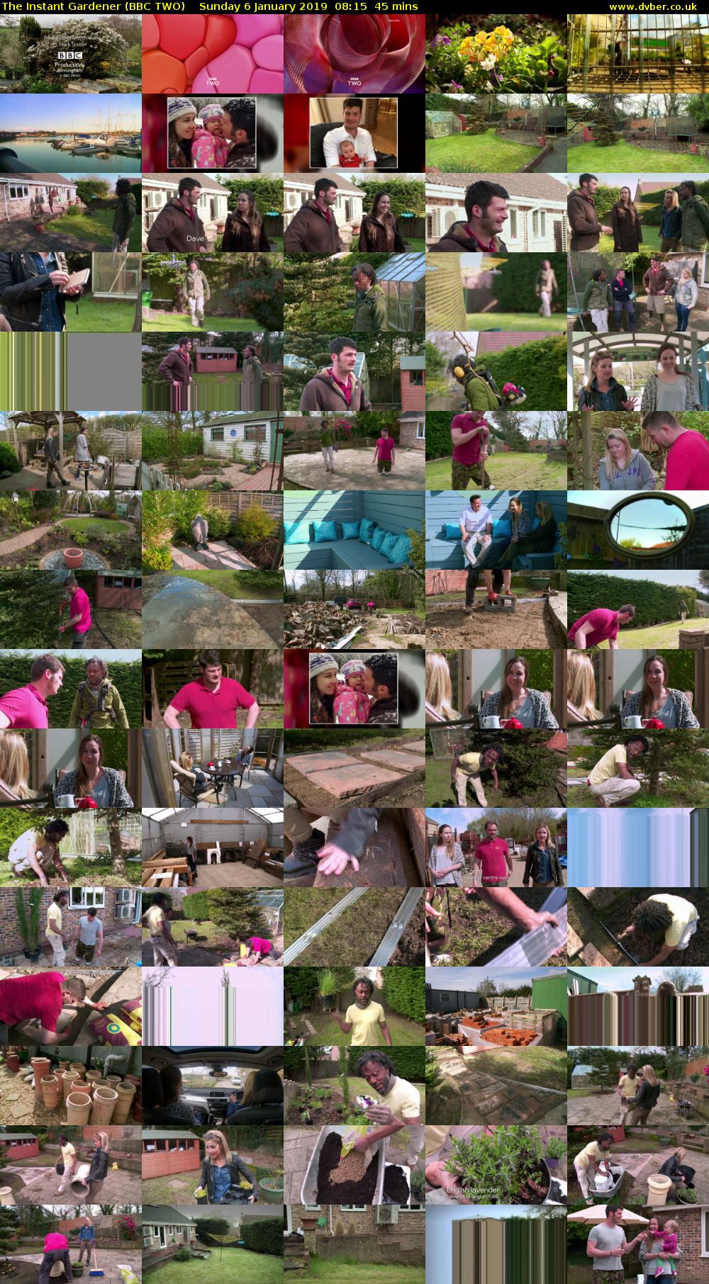 The Instant Gardener (BBC TWO) Sunday 6 January 2019 08:15 - 09:00
