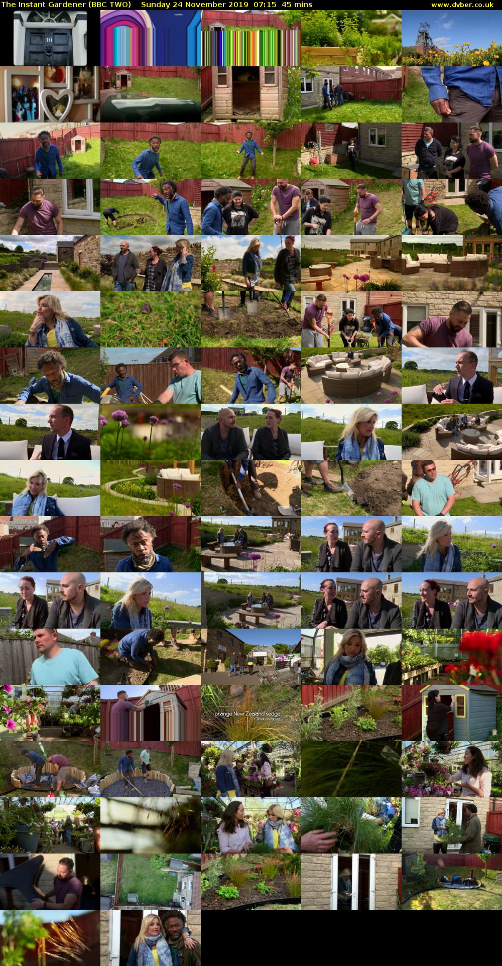 The Instant Gardener (BBC TWO) Sunday 24 November 2019 07:15 - 08:00