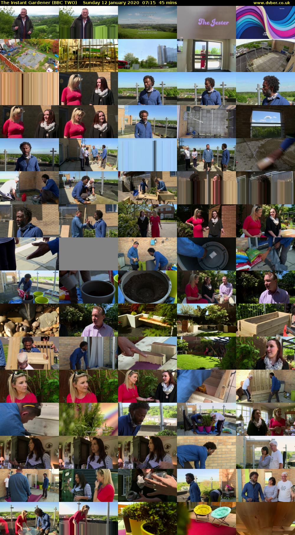 The Instant Gardener (BBC TWO) Sunday 12 January 2020 07:15 - 08:00