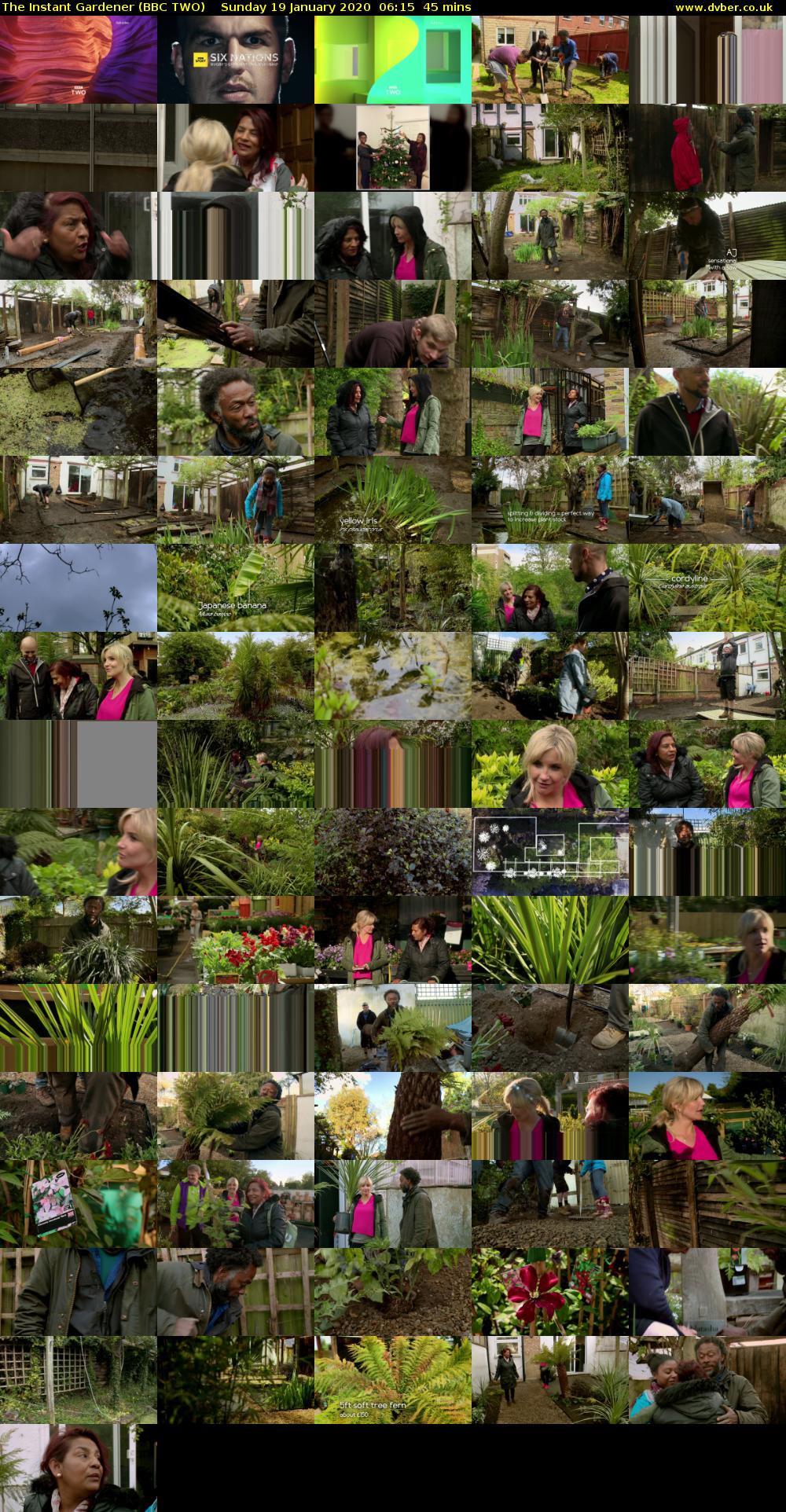 The Instant Gardener (BBC TWO) Sunday 19 January 2020 06:15 - 07:00