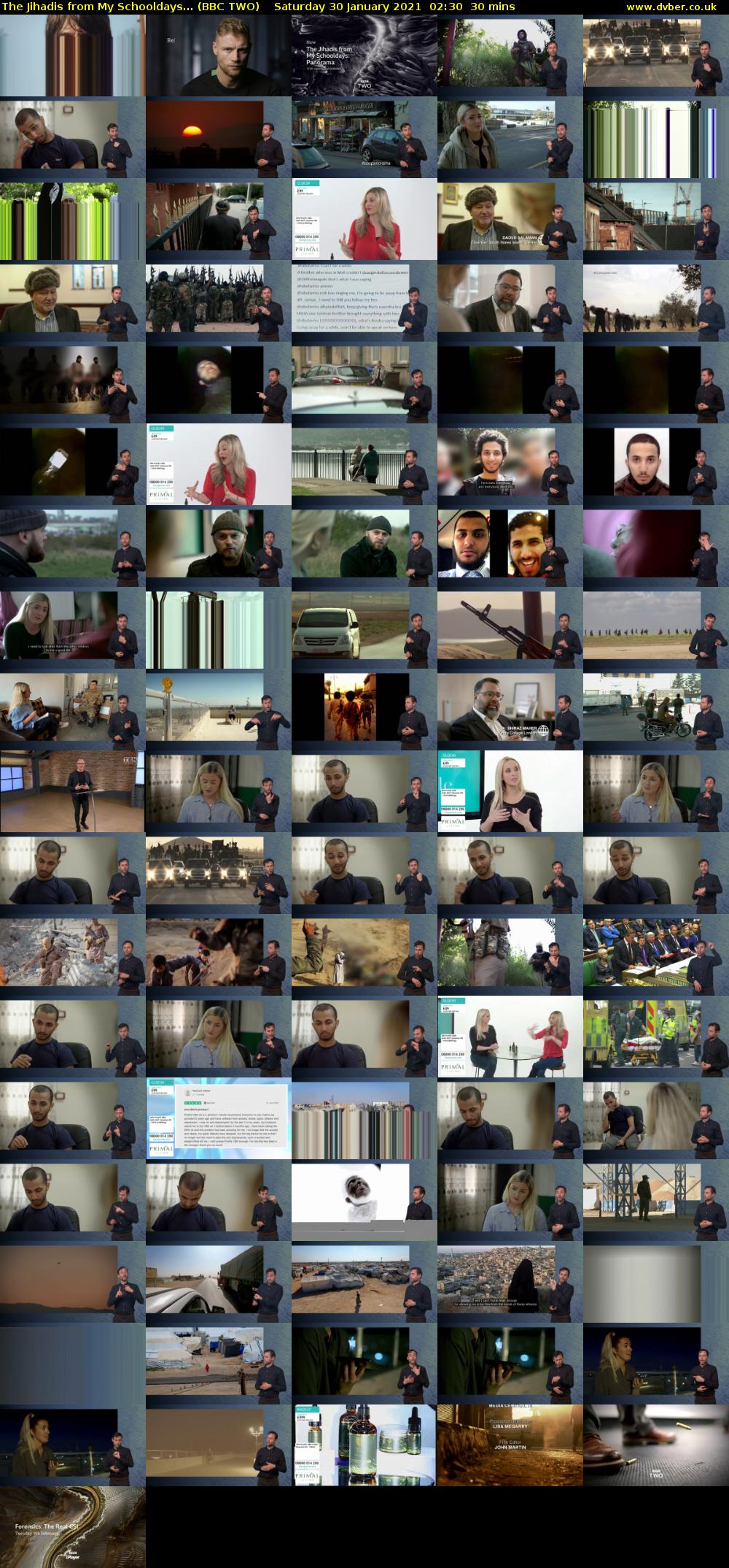 The Jihadis from My Schooldays... (BBC TWO) Saturday 30 January 2021 02:30 - 03:00