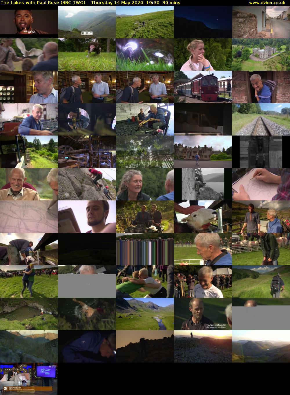 The Lakes with Paul Rose (BBC TWO) Thursday 14 May 2020 19:30 - 20:00