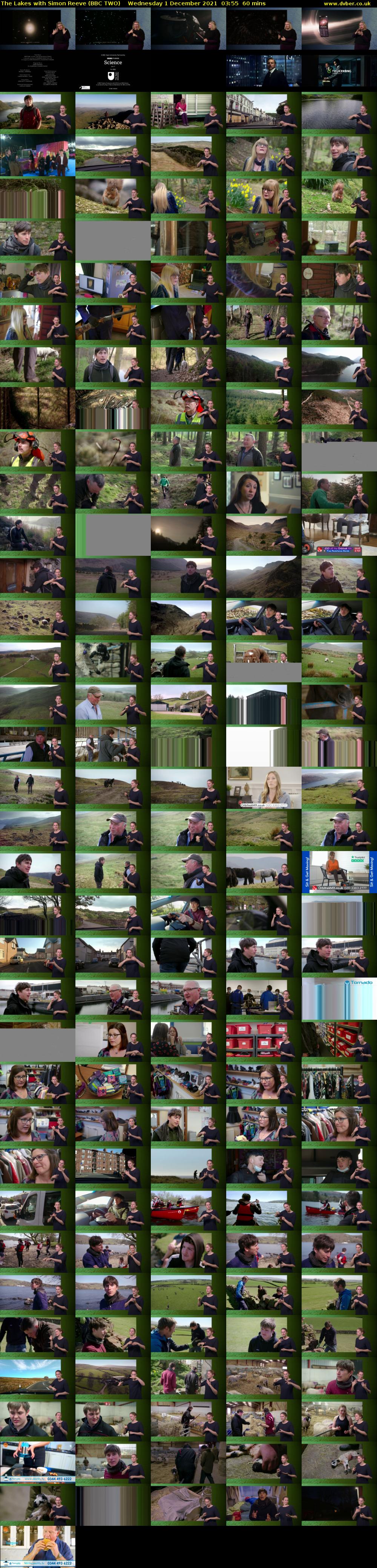 The Lakes with Simon Reeve (BBC TWO) Wednesday 1 December 2021 03:55 - 04:55