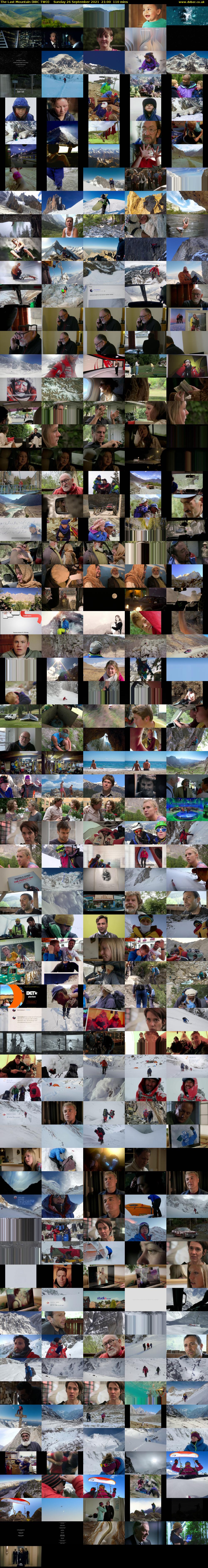 The Last Mountain (BBC TWO) Sunday 26 September 2021 21:00 - 22:50