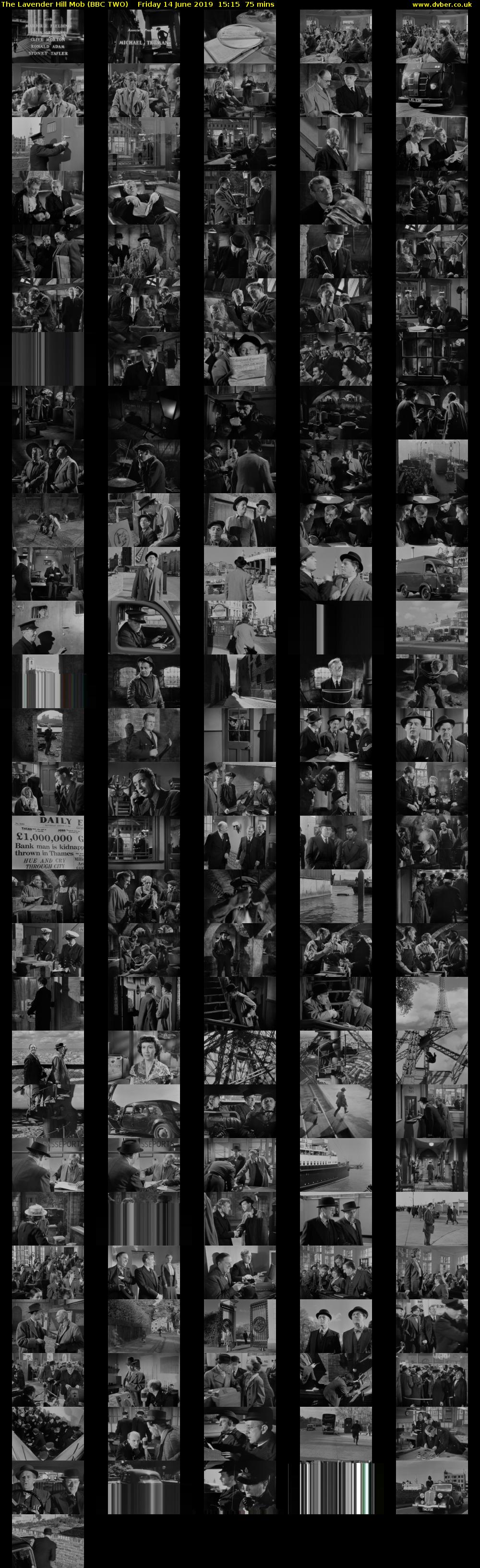 The Lavender Hill Mob (BBC TWO) Friday 14 June 2019 15:15 - 16:30