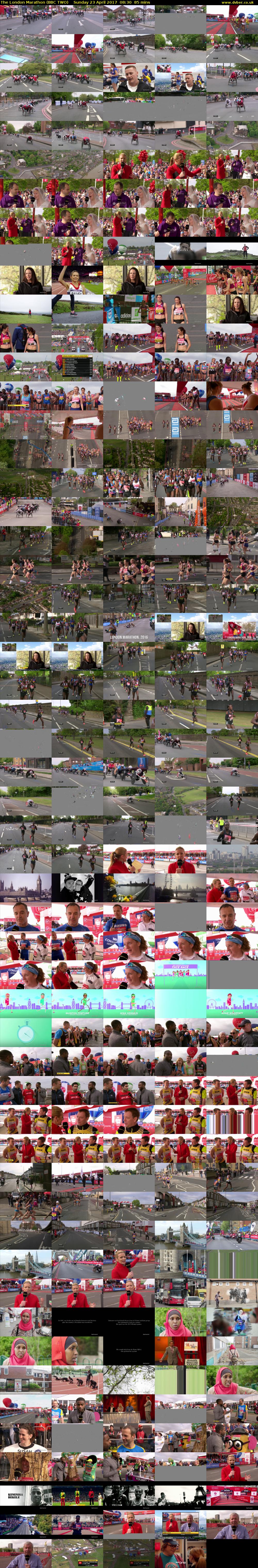 The London Marathon (BBC TWO) Sunday 23 April 2017 08:30 - 09:55
