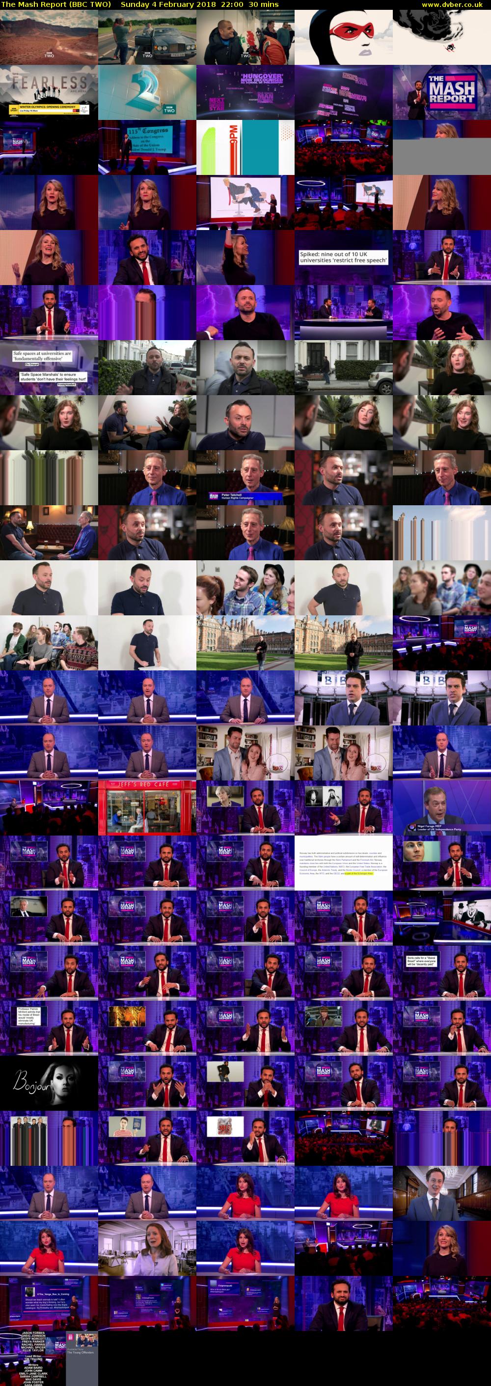 The Mash Report (BBC TWO) Sunday 4 February 2018 22:00 - 22:30