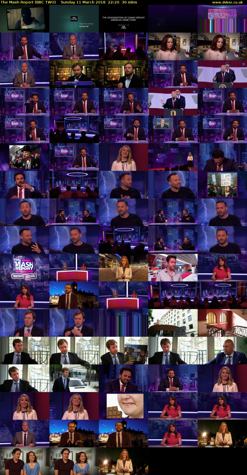 The Mash Report (BBC TWO) Sunday 11 March 2018 22:20 - 22:50