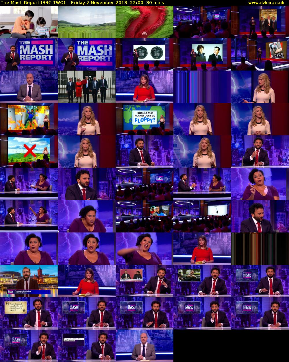 The Mash Report (BBC TWO) Friday 2 November 2018 22:00 - 22:30