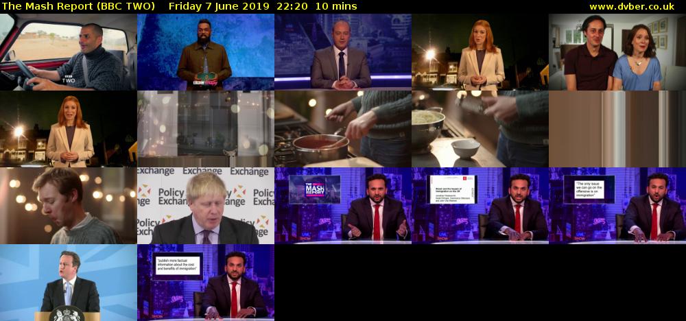 The Mash Report (BBC TWO) Friday 7 June 2019 22:20 - 22:30