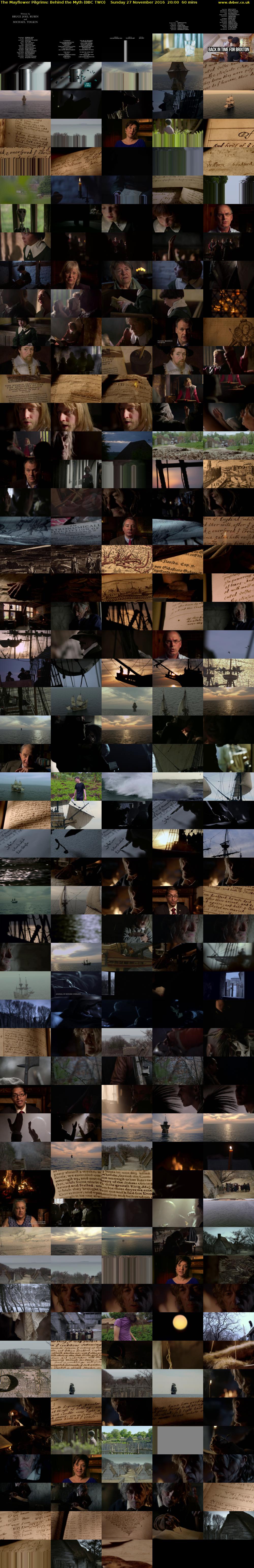 The Mayflower Pilgrims: Behind the Myth (BBC TWO) Sunday 27 November 2016 20:00 - 21:00