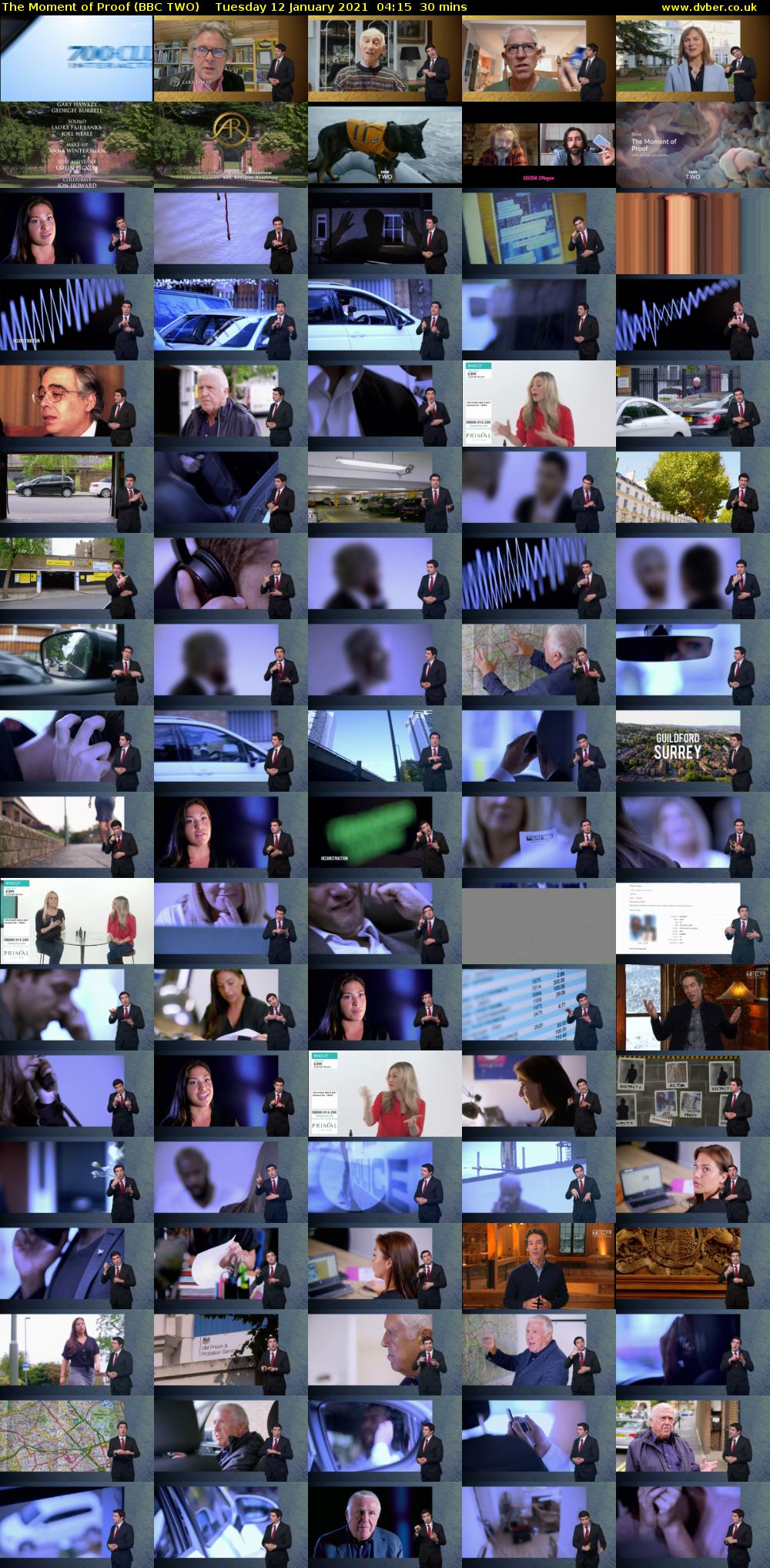 The Moment of Proof (BBC TWO) Tuesday 12 January 2021 04:15 - 04:45