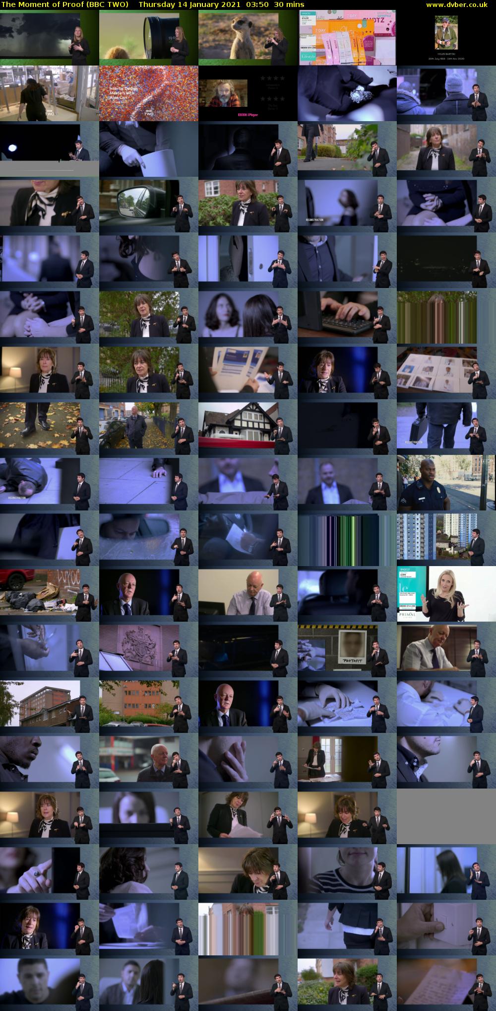 The Moment of Proof (BBC TWO) Thursday 14 January 2021 03:50 - 04:20