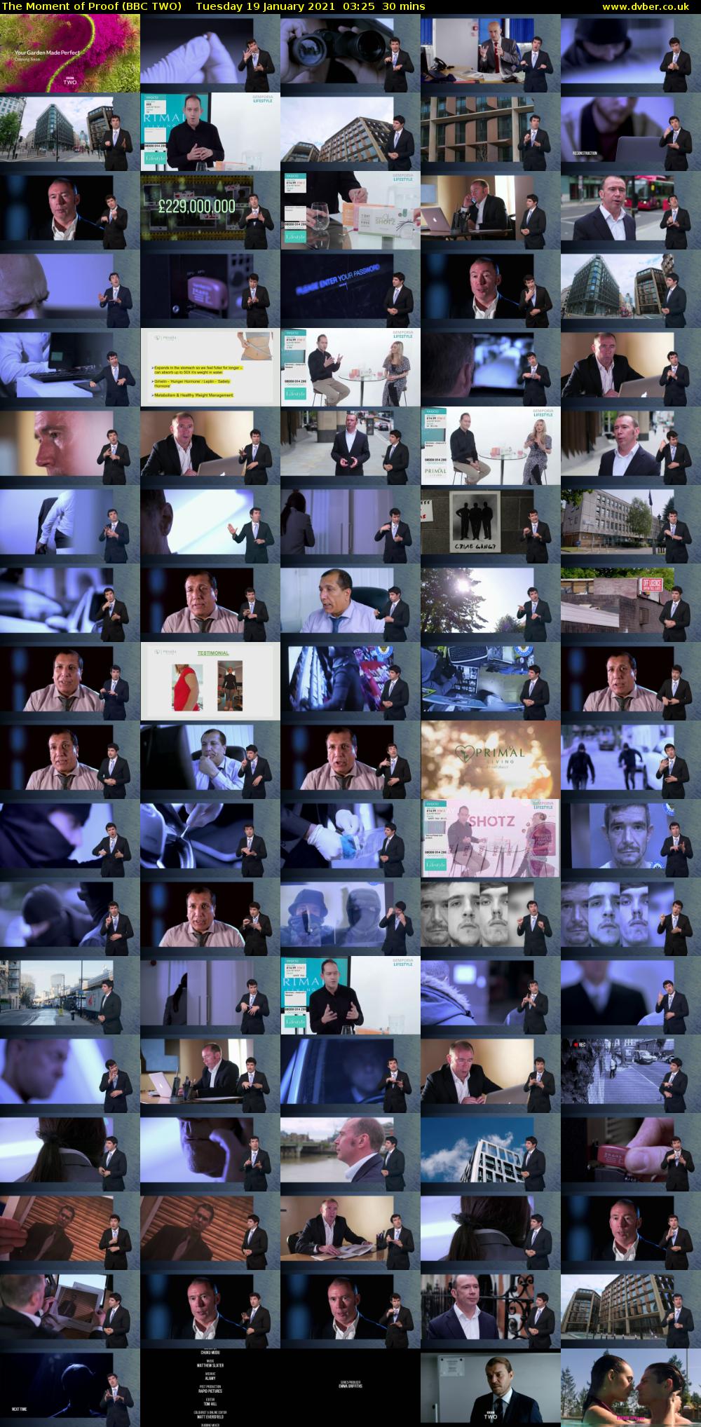 The Moment of Proof (BBC TWO) Tuesday 19 January 2021 03:25 - 03:55