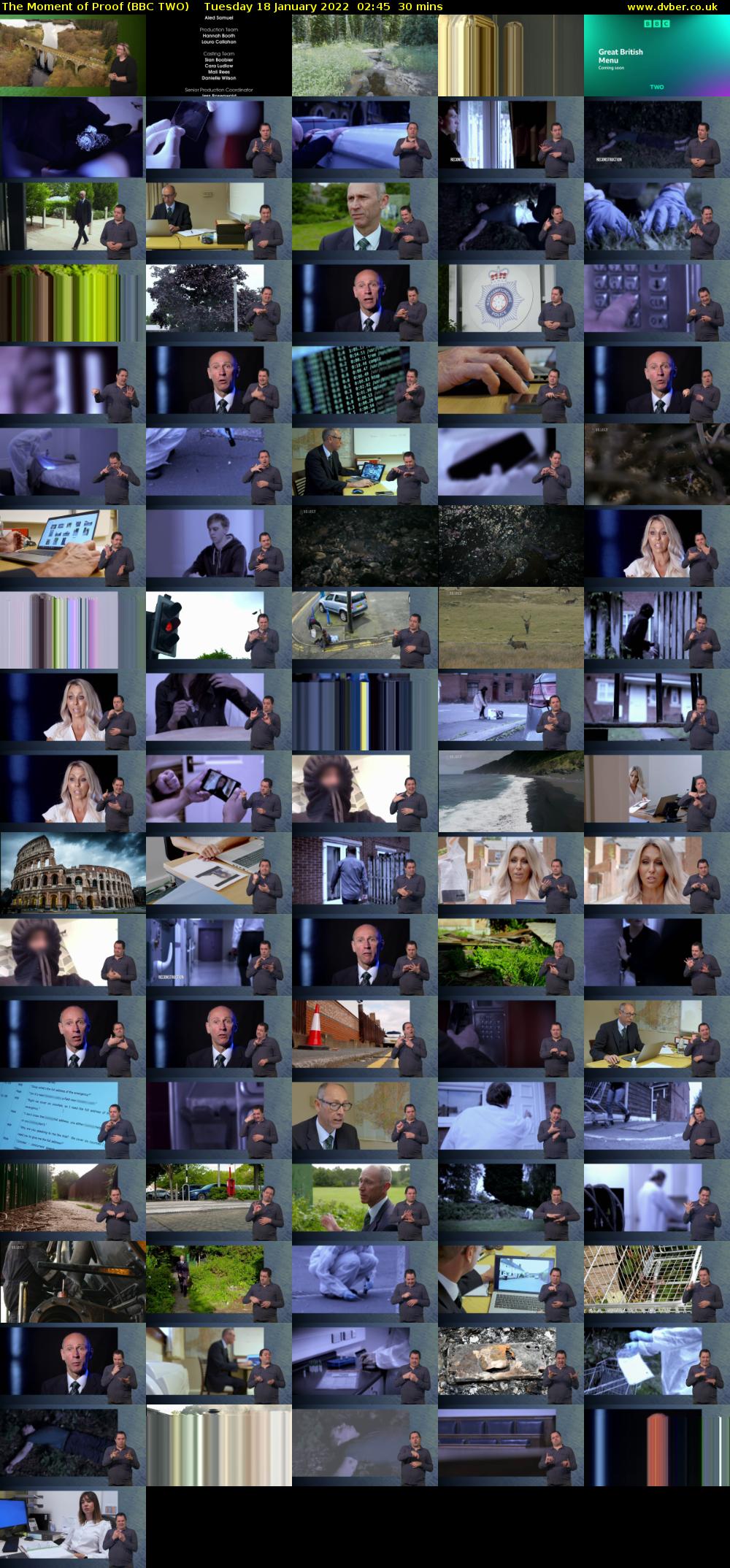 The Moment of Proof (BBC TWO) Tuesday 18 January 2022 02:45 - 03:15