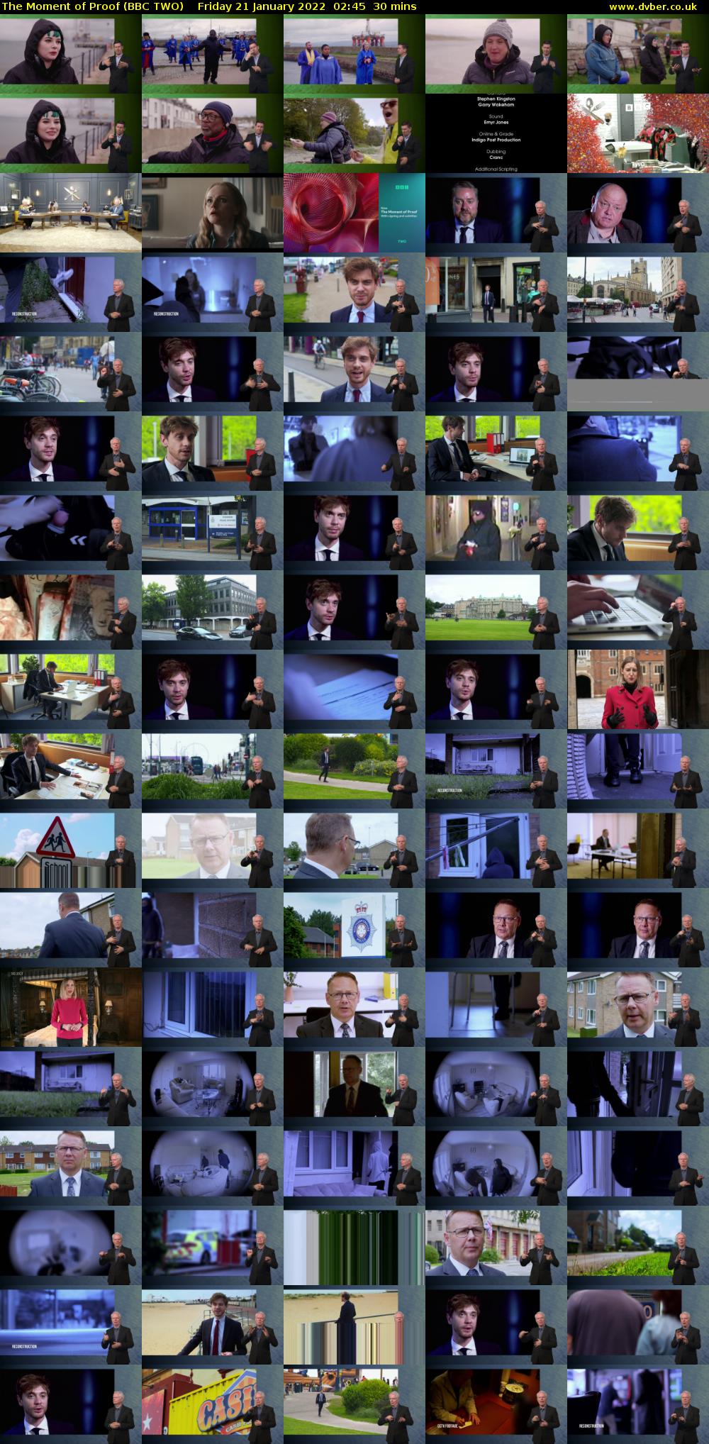 The Moment of Proof (BBC TWO) Friday 21 January 2022 02:45 - 03:15