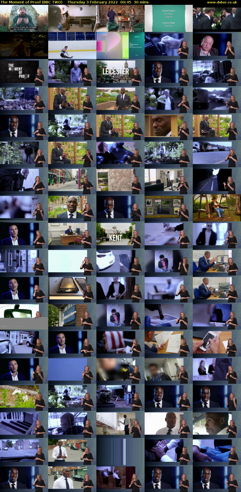 The Moment of Proof (BBC TWO) Thursday 3 February 2022 00:45 - 01:15