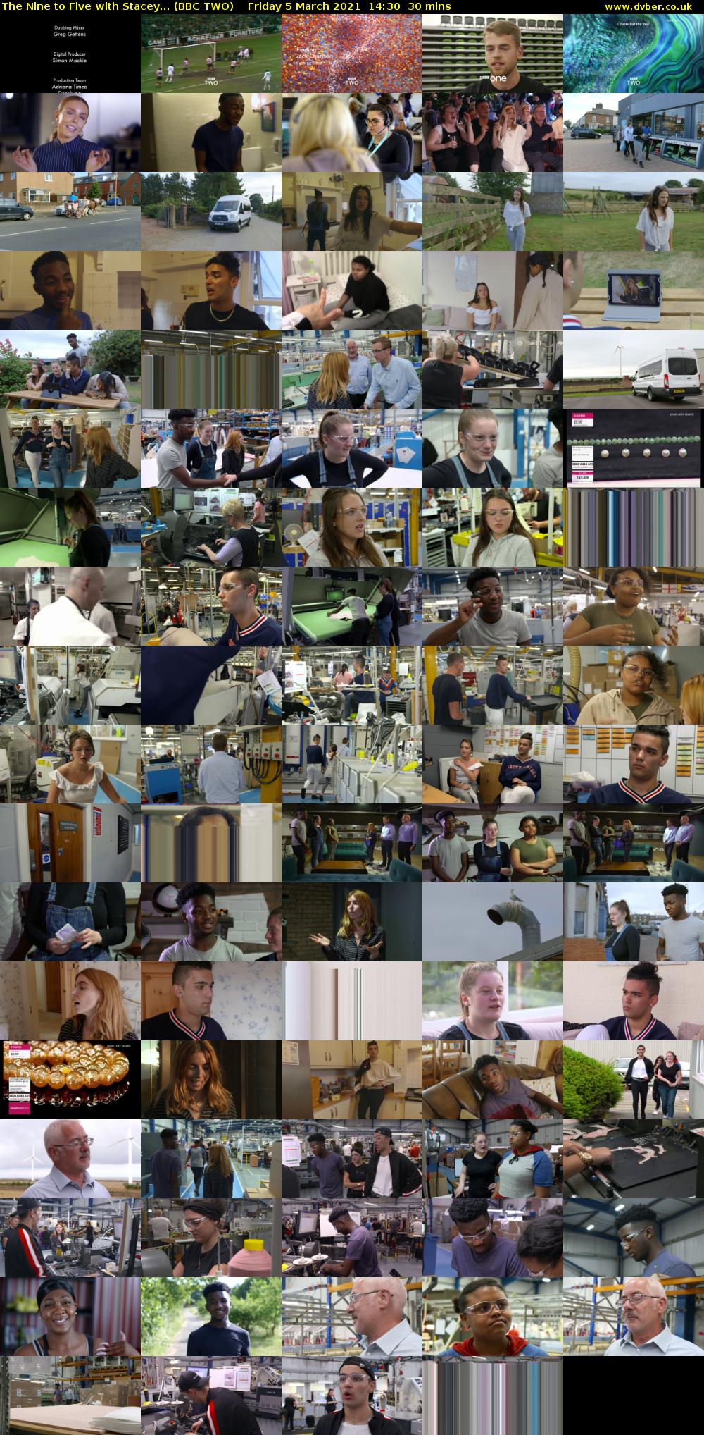 The Nine to Five with Stacey... (BBC TWO) Friday 5 March 2021 14:30 - 15:00