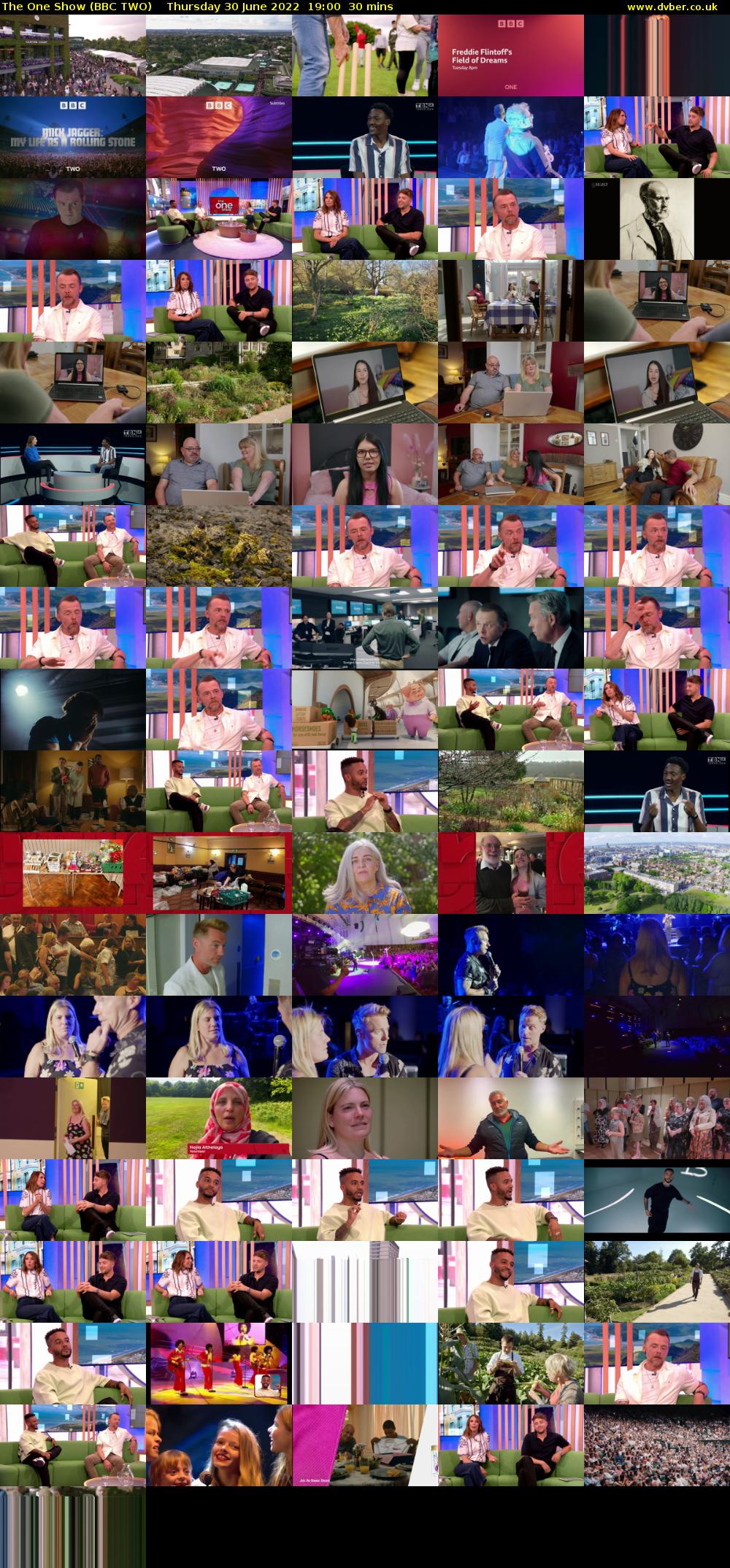 The One Show (BBC TWO) Thursday 30 June 2022 19:00 - 19:30