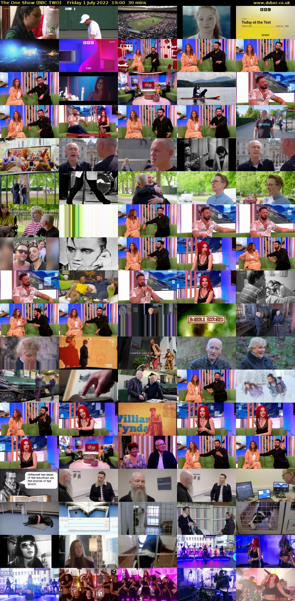 The One Show (BBC TWO) Friday 1 July 2022 19:00 - 19:30