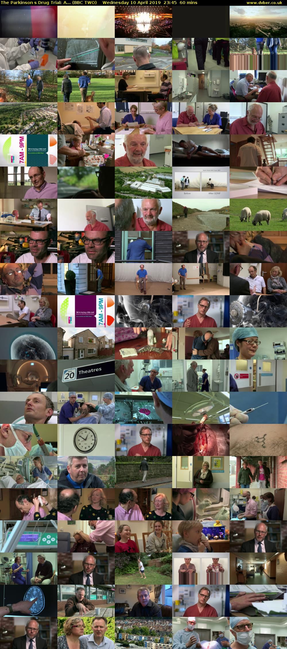 The Parkinsons Drug Trial: A... (BBC TWO) Wednesday 10 April 2019 23:45 - 00:45