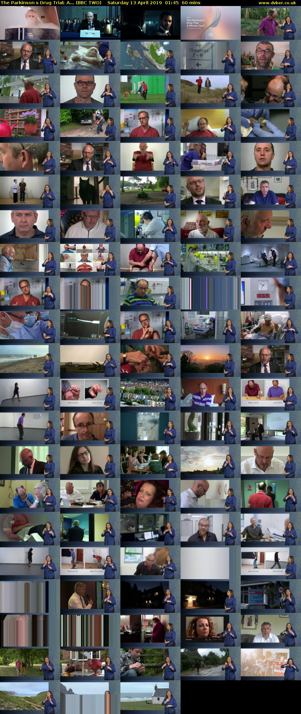The Parkinsons Drug Trial: A... (BBC TWO) Saturday 13 April 2019 01:45 - 02:45