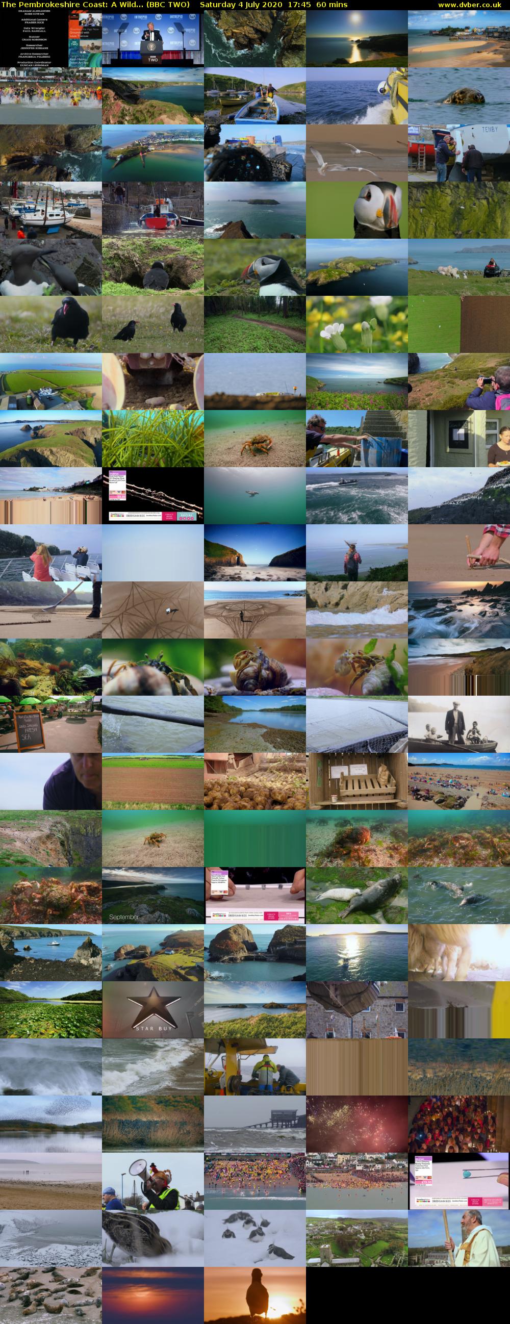 The Pembrokeshire Coast: A Wild... (BBC TWO) Saturday 4 July 2020 17:45 - 18:45