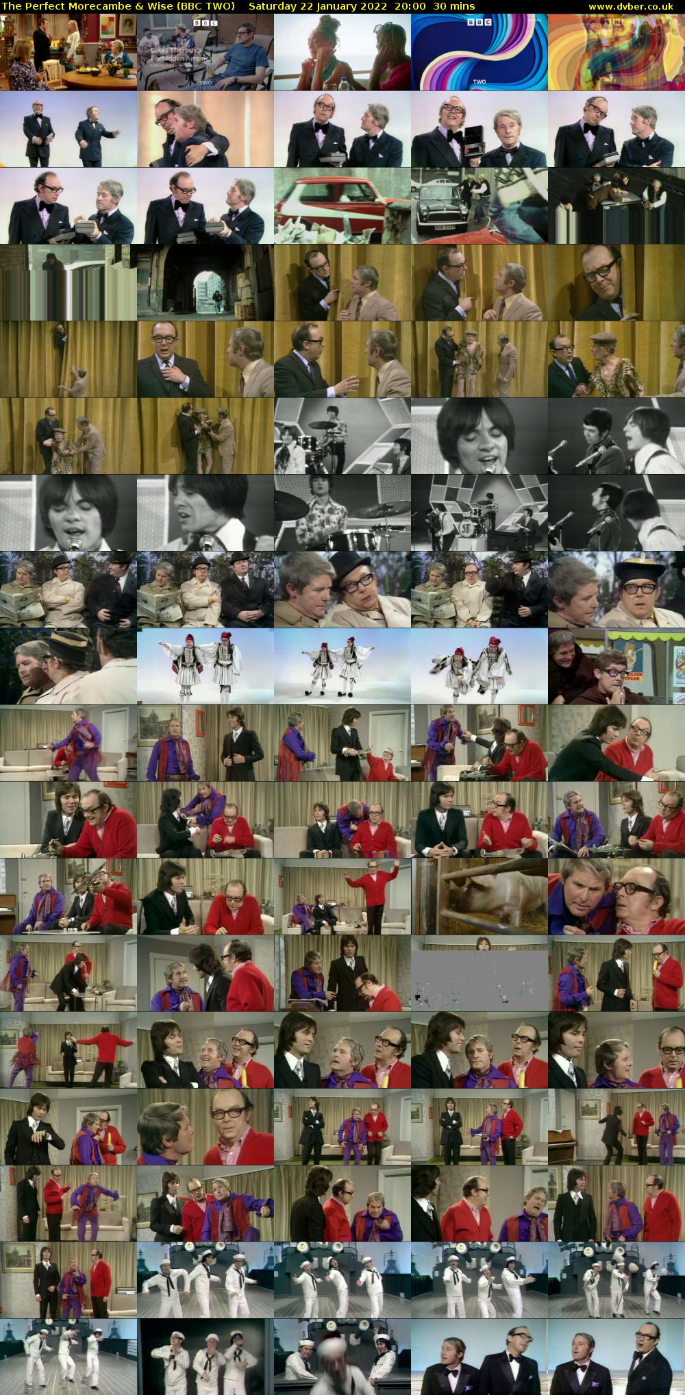The Perfect Morecambe & Wise (BBC TWO) Saturday 22 January 2022 20:00 - 20:30