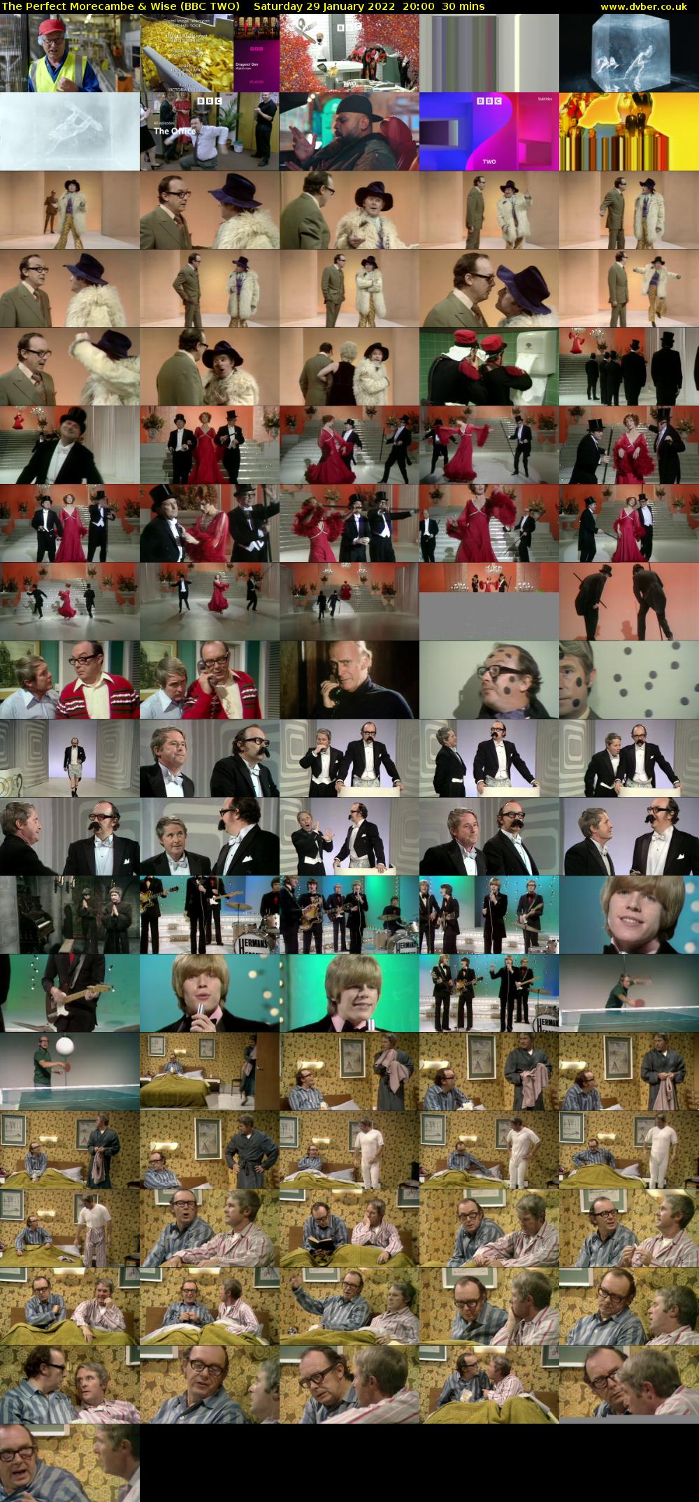 The Perfect Morecambe & Wise (BBC TWO) Saturday 29 January 2022 20:00 - 20:30