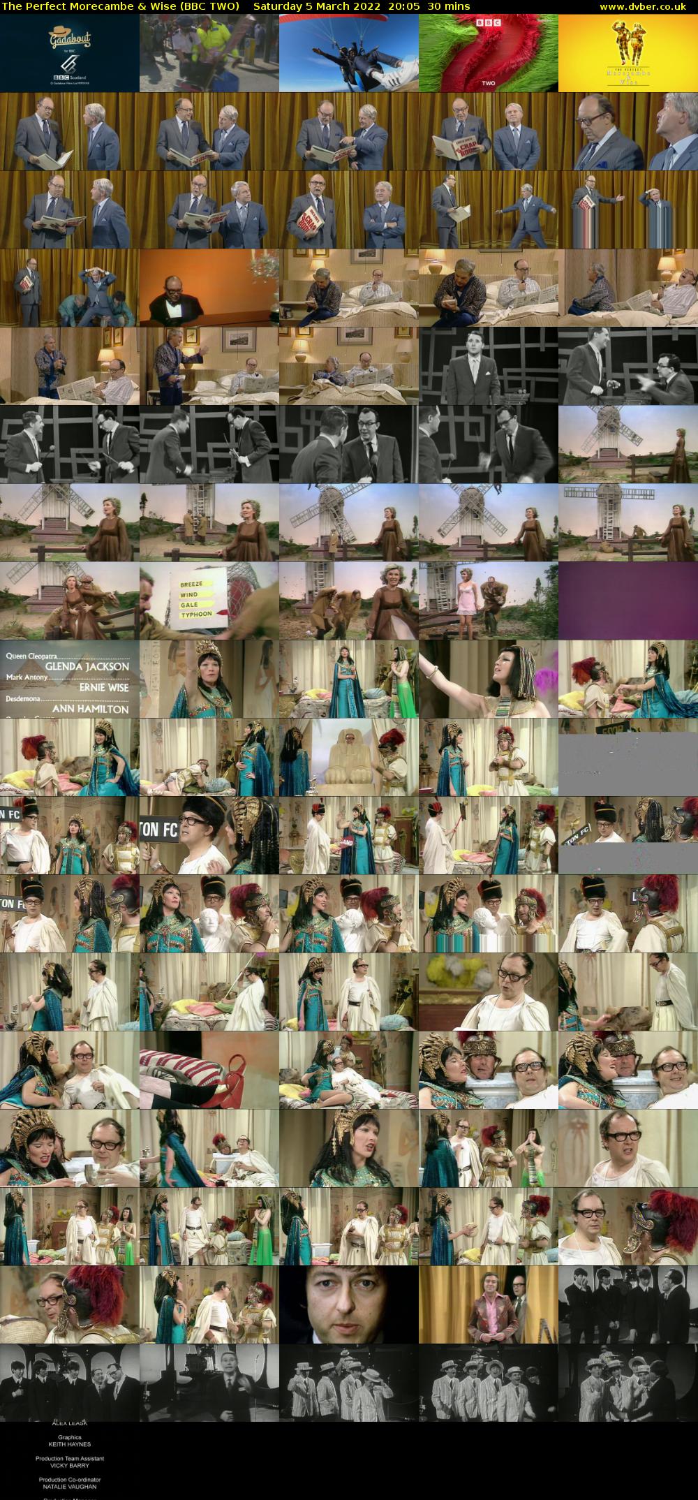 The Perfect Morecambe & Wise (BBC TWO) Saturday 5 March 2022 20:05 - 20:35