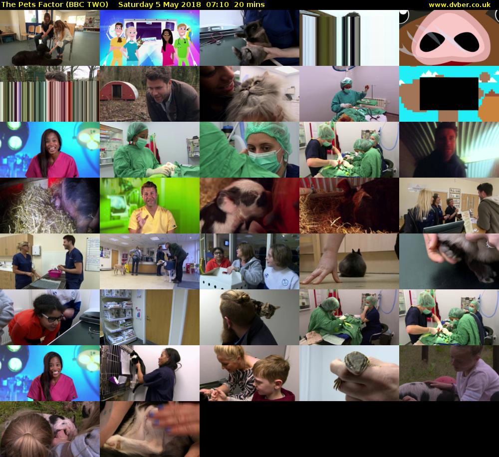 The Pets Factor (BBC TWO) Saturday 5 May 2018 07:10 - 07:30