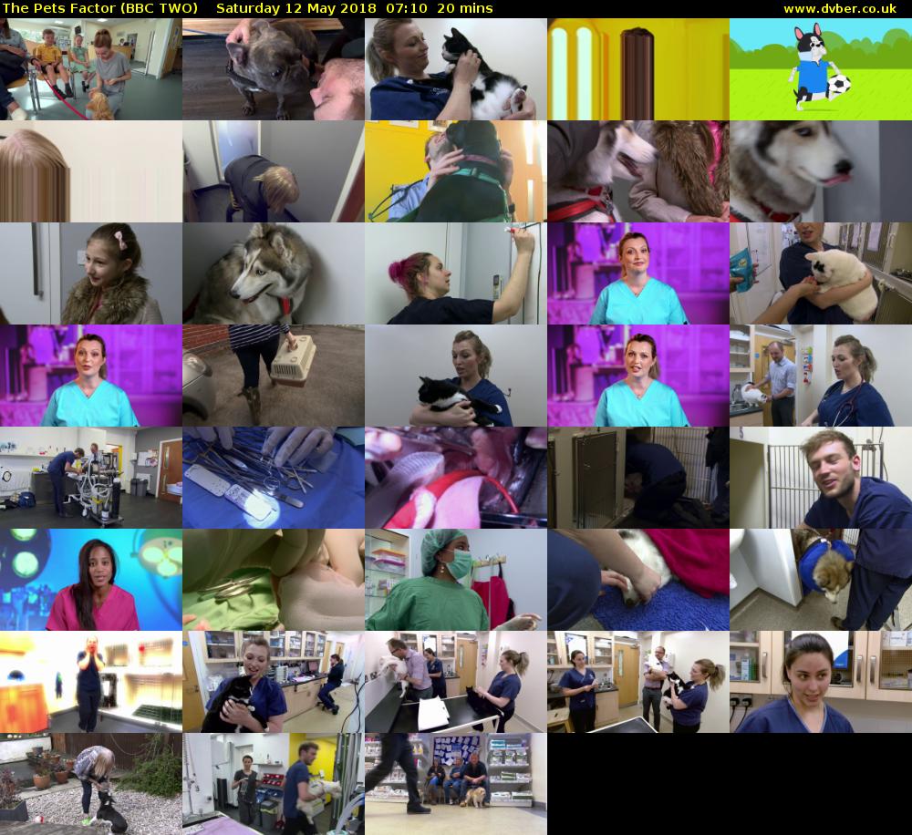 The Pets Factor (BBC TWO) Saturday 12 May 2018 07:10 - 07:30