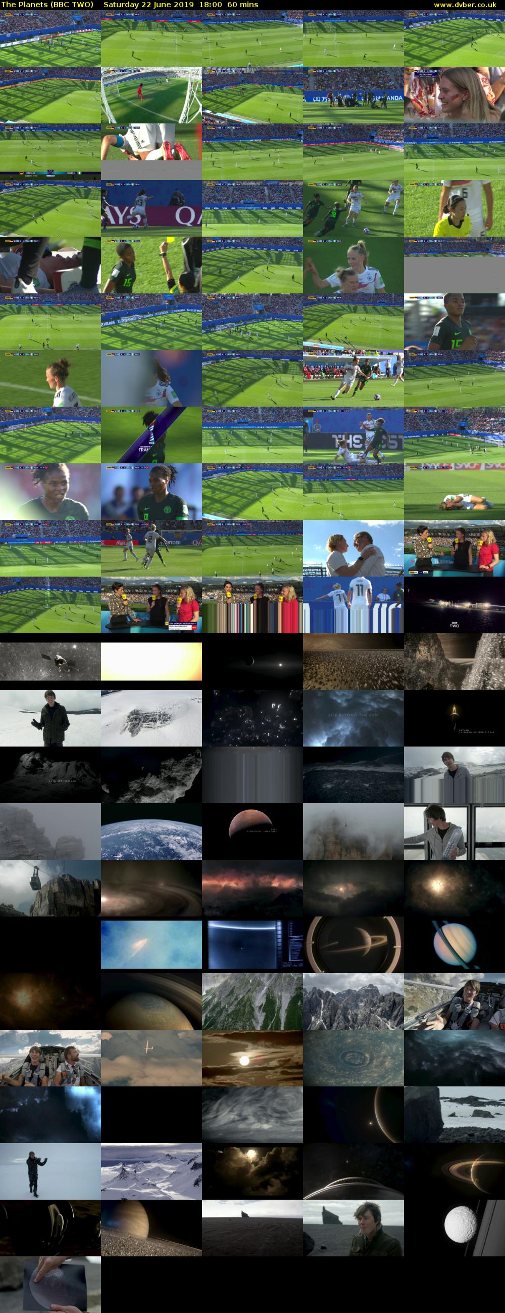 The Planets (BBC TWO) Saturday 22 June 2019 18:00 - 19:00