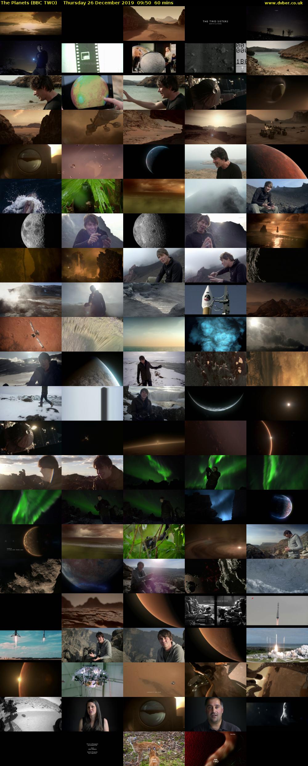 The Planets (BBC TWO) Thursday 26 December 2019 09:50 - 10:50