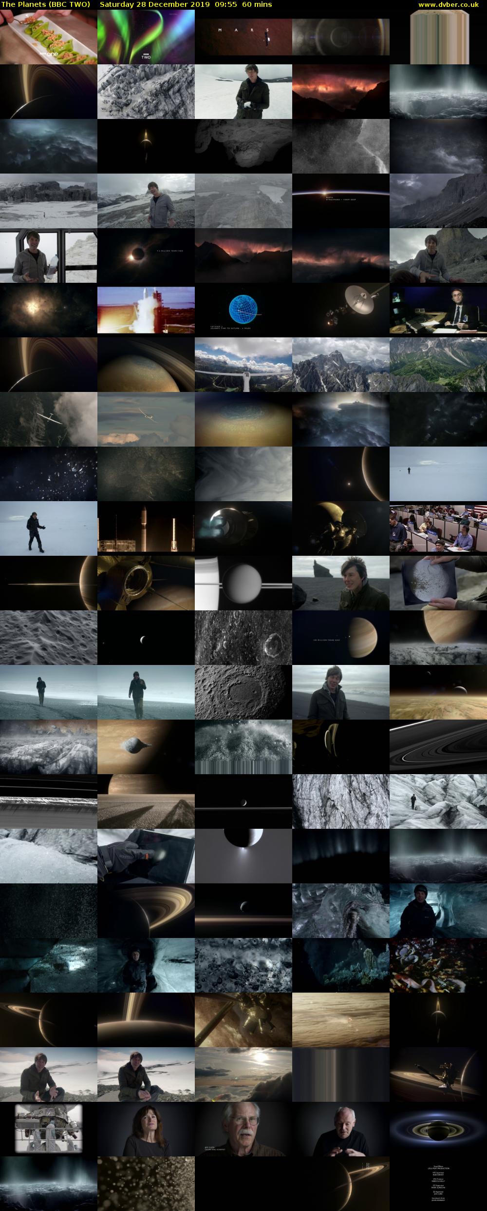 The Planets (BBC TWO) Saturday 28 December 2019 09:55 - 10:55