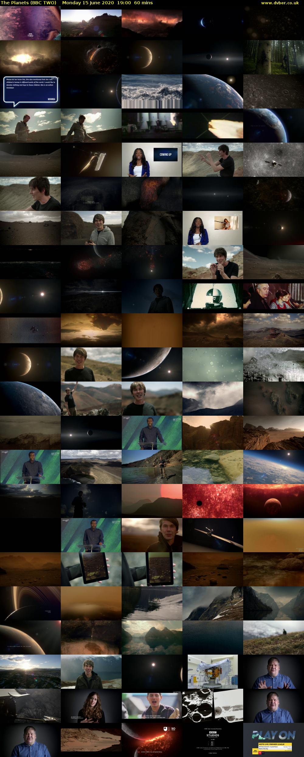 The Planets (BBC TWO) Monday 15 June 2020 19:00 - 20:00
