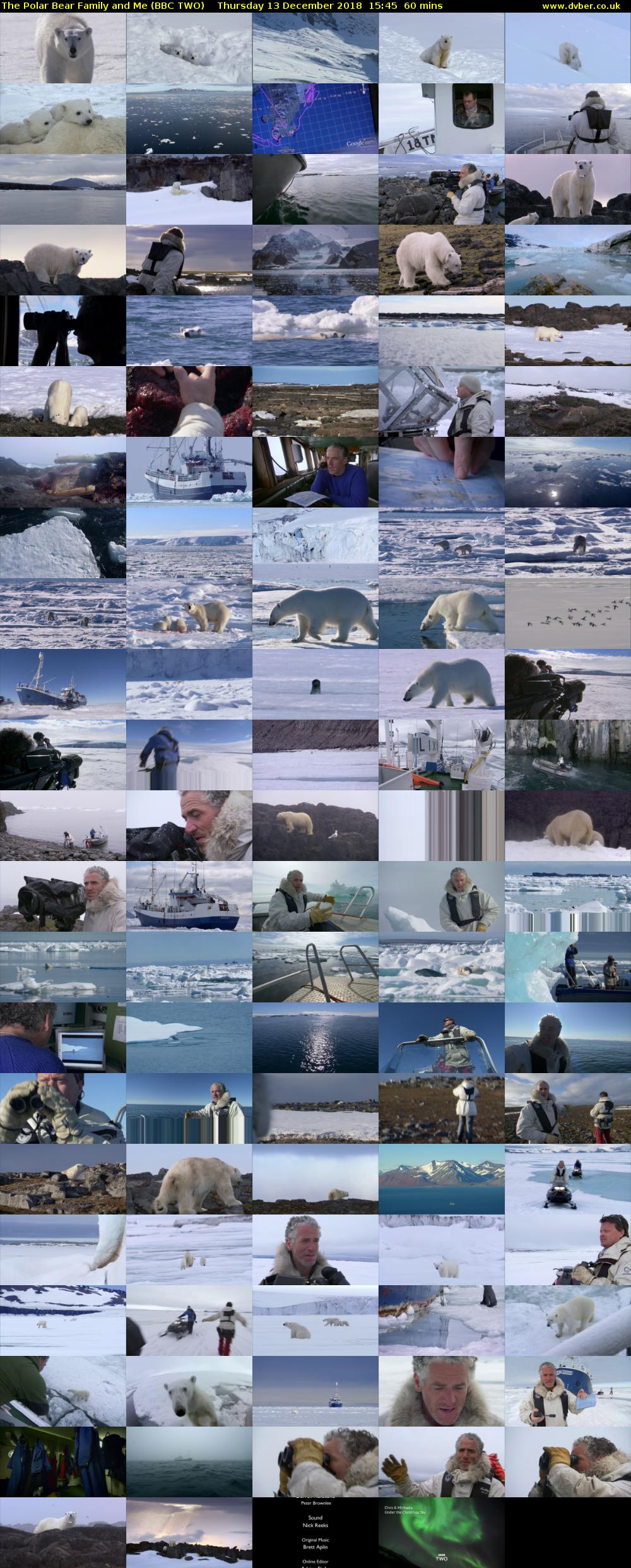 The Polar Bear Family and Me (BBC TWO) Thursday 13 December 2018 15:45 - 16:45