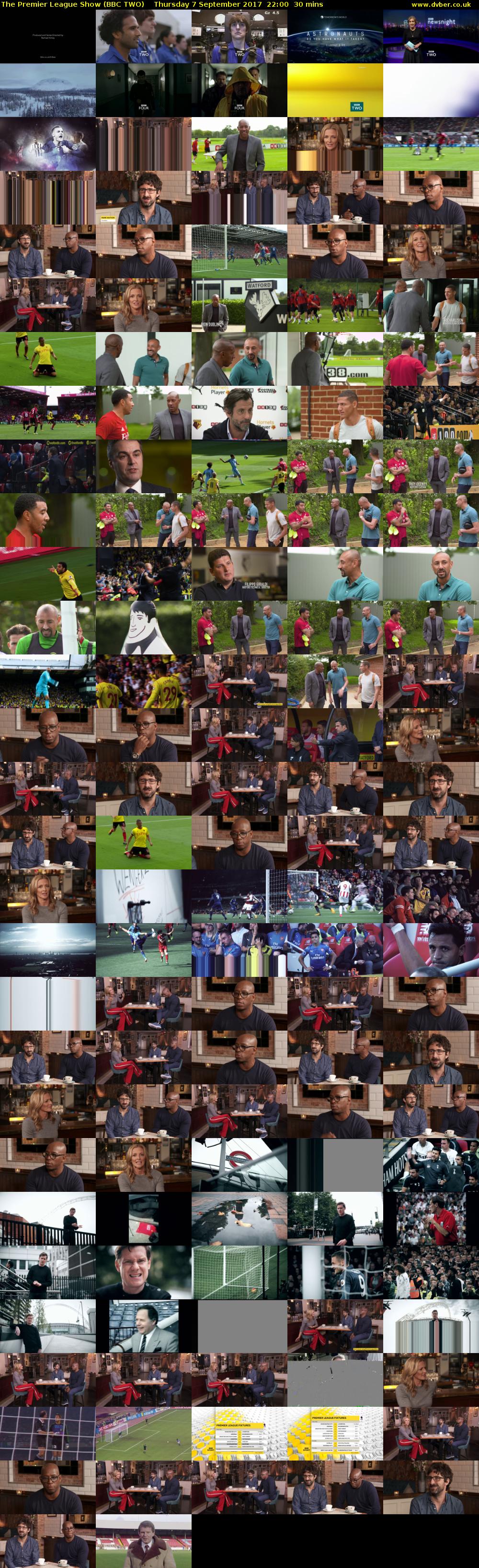 The Premier League Show (BBC TWO) Thursday 7 September 2017 22:00 - 22:30