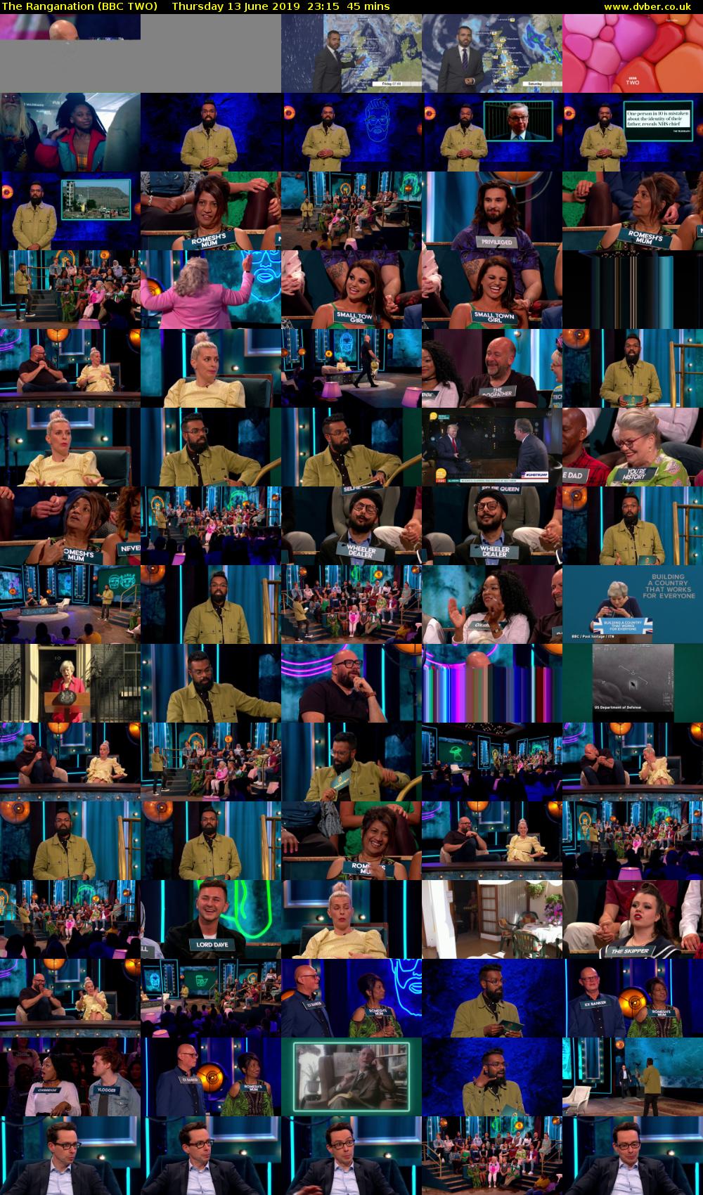 The Ranganation (BBC TWO) Thursday 13 June 2019 23:15 - 00:00