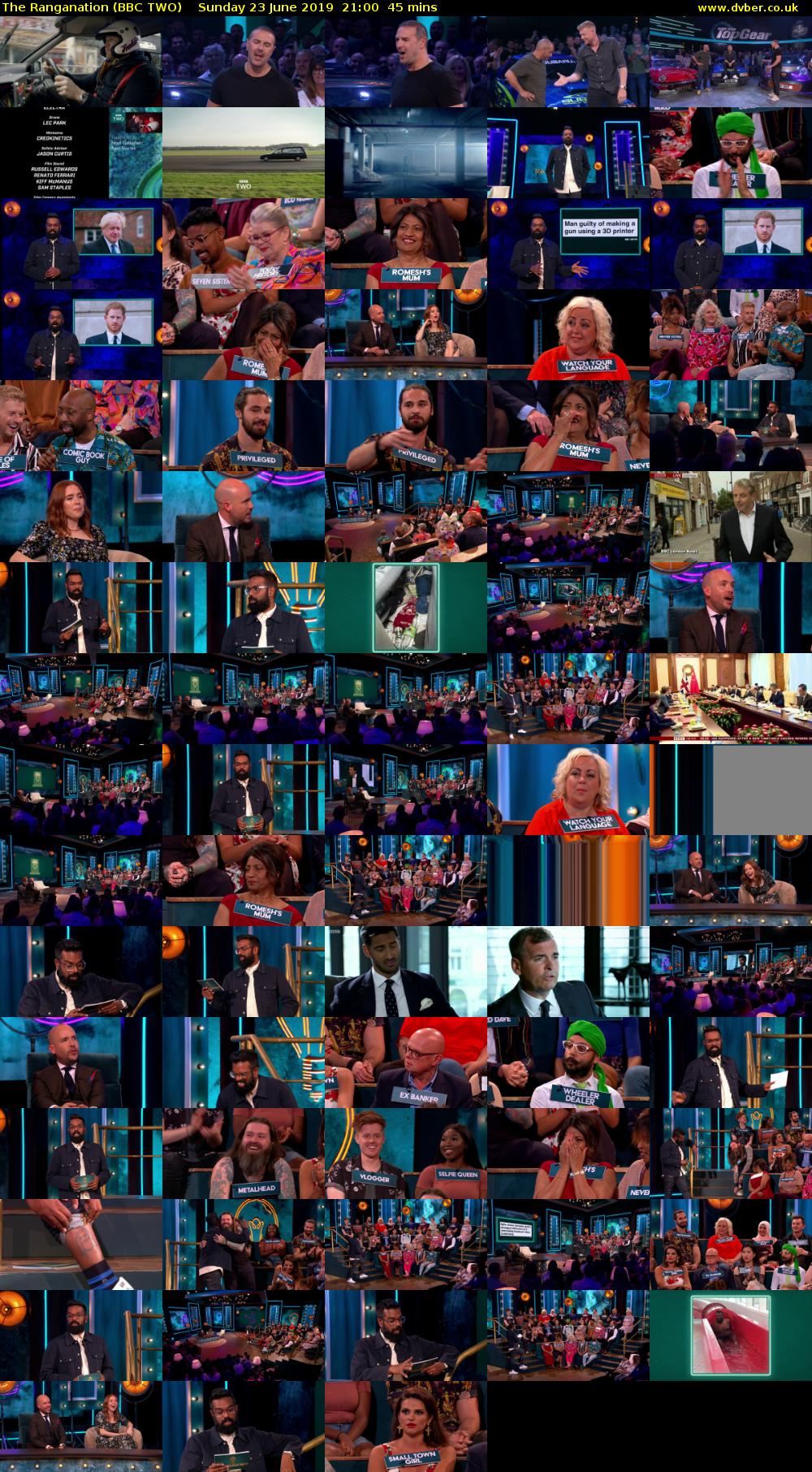 The Ranganation (BBC TWO) Sunday 23 June 2019 21:00 - 21:45