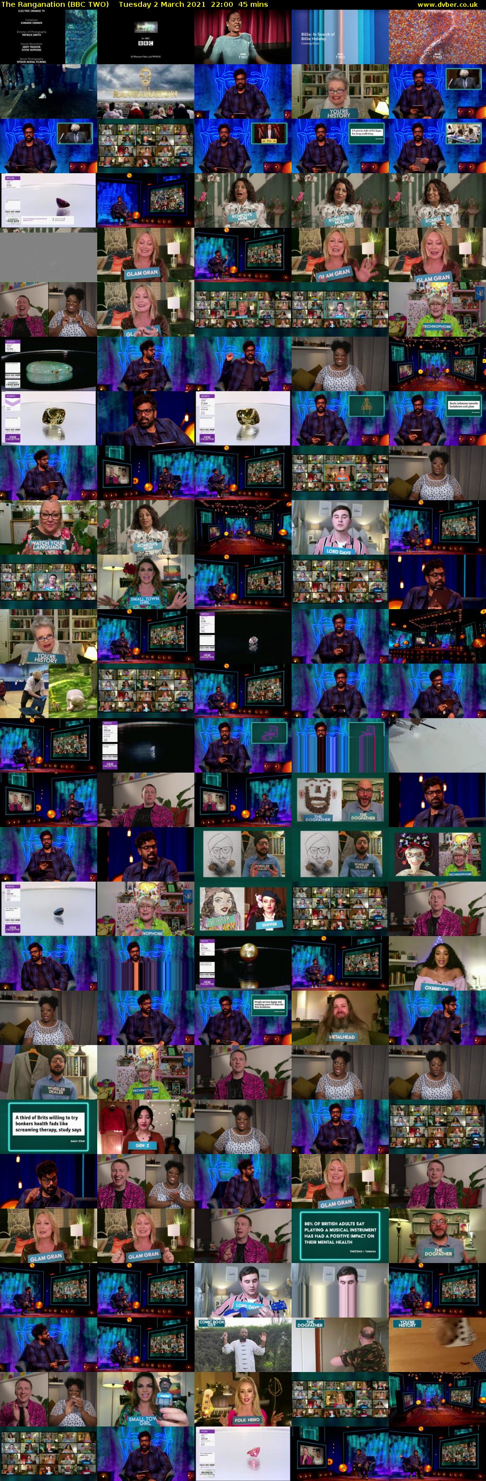 The Ranganation (BBC TWO) Tuesday 2 March 2021 22:00 - 22:45
