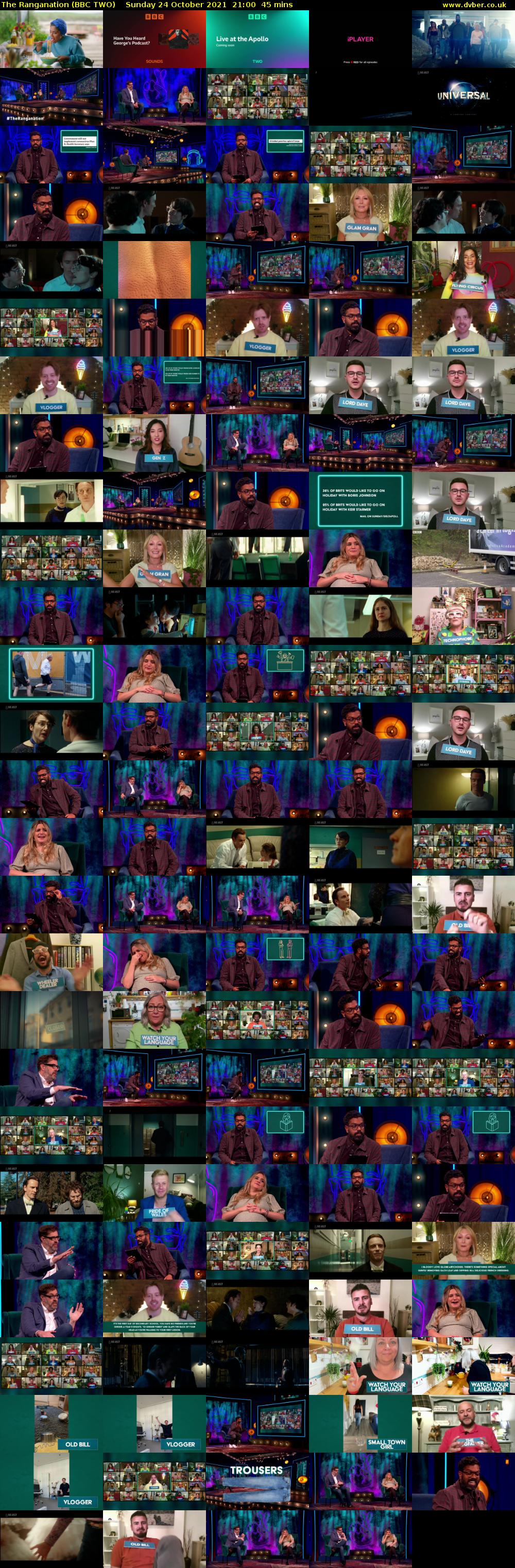 The Ranganation (BBC TWO) Sunday 24 October 2021 21:00 - 21:45