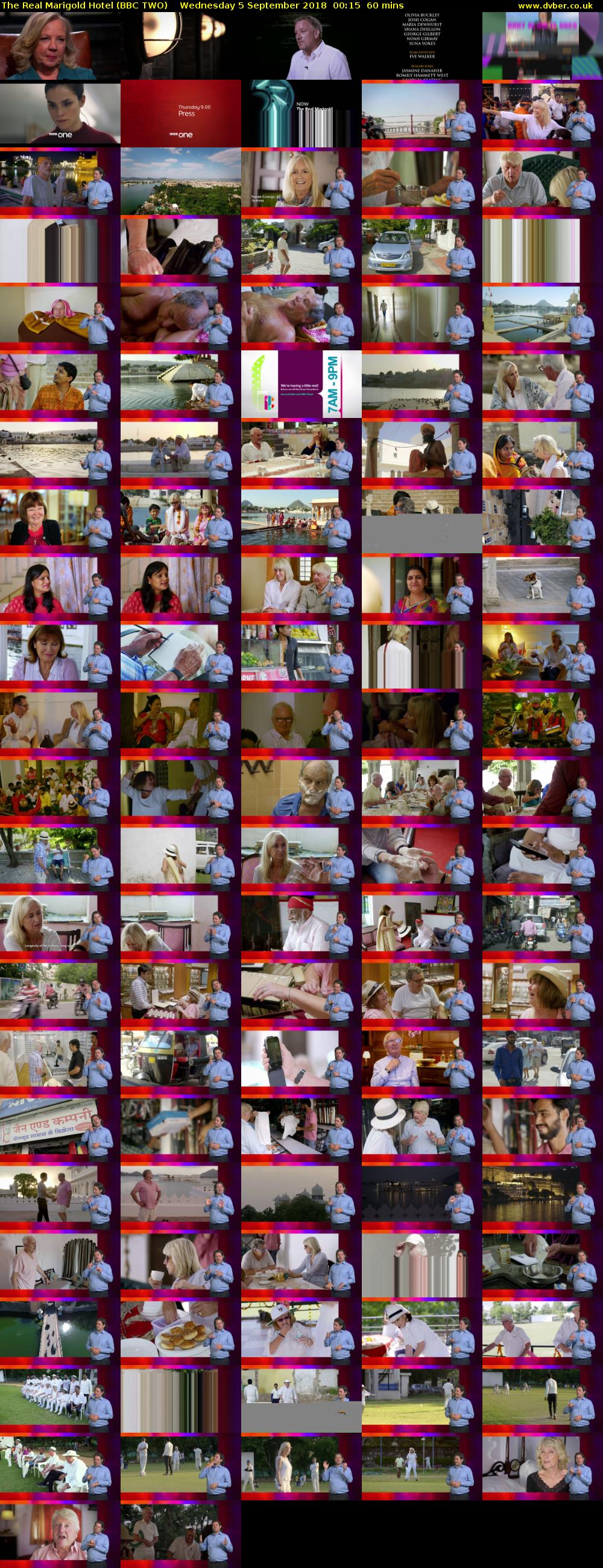 The Real Marigold Hotel (BBC TWO) Wednesday 5 September 2018 00:15 - 01:15